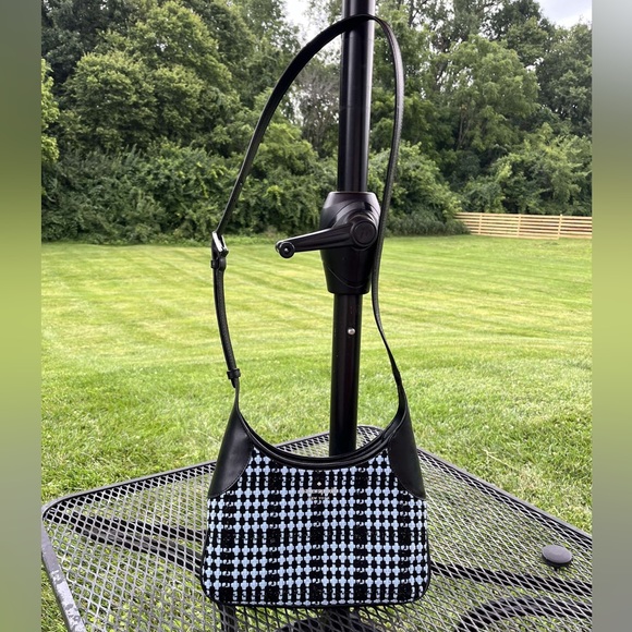 Kate Spade Blue Tweed Crossbody - Picture 3 of 4